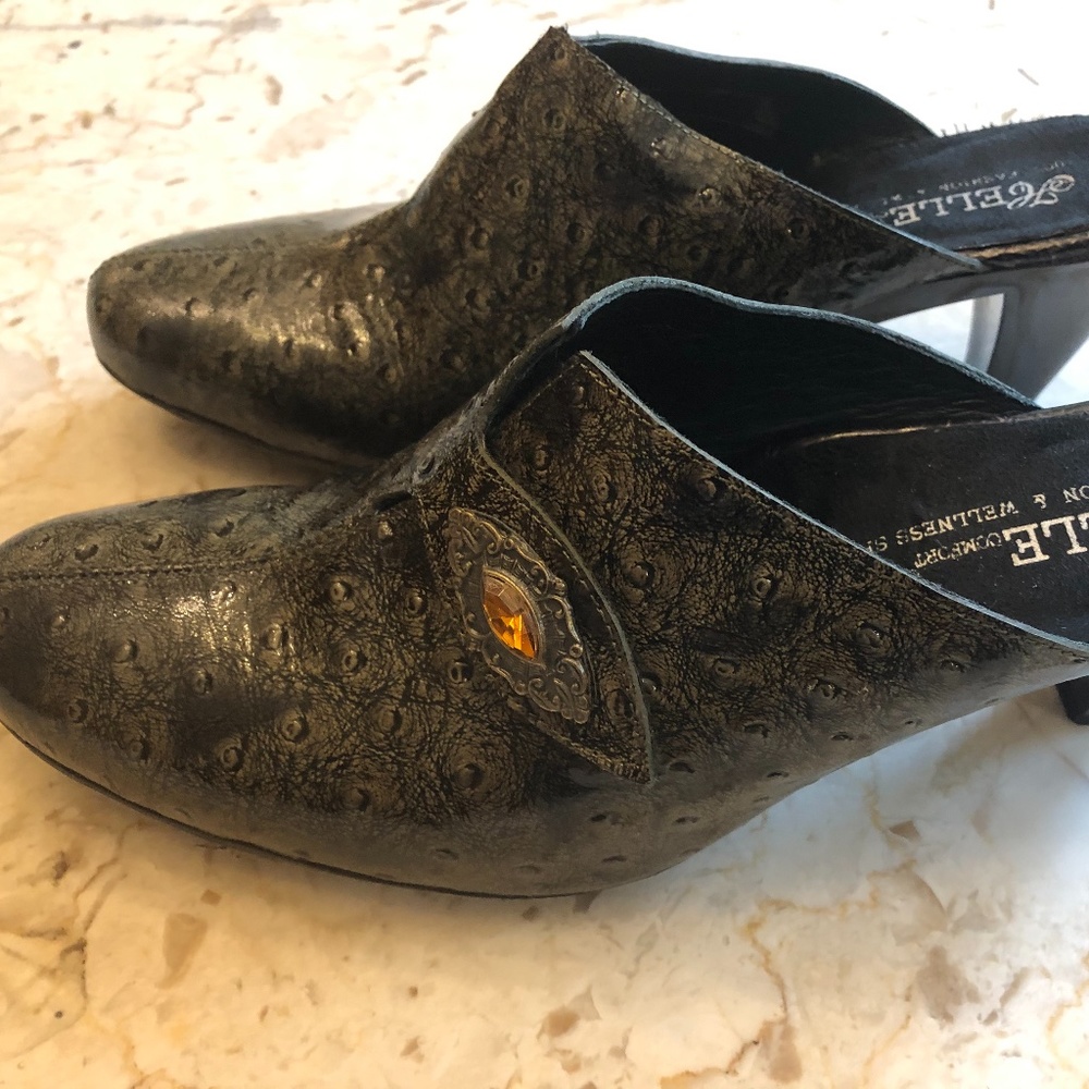 Helle Comfort Kassia Faux Croc Backless Clog